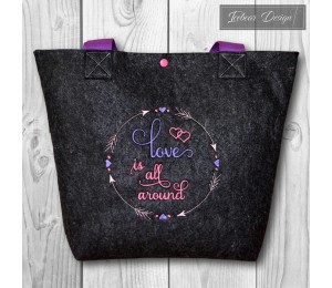 Stickdatei - Love is all around